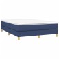 vidaXL Estructura de cama box spring tela azul 140x200 cm vidaXL Estructura de cama box spring tela azul 140x200 cm