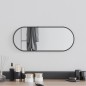 vidaXL Espejo de pared ovalado negro 50x20 cm vidaXL Espejo de pared ovalado negro 50x20 cm