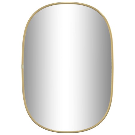 vidaXL Espejo de pared dorado 50x35 cm