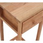 vidaXL Mesa auxiliar con cajón madera maciza nogal 25x25x60 cm vidaXL Mesa auxiliar con cajón madera maciza nogal 25x25x60 cm