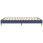 vidaXL Estructura de cama box spring tela azul 140x200 cm vidaXL Estructura de cama box spring tela azul 140x200 cm