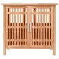 vidaXL Armario de lavabo madera maciza de nogal 66x29x61,5 cm vidaXL Armario de lavabo madera maciza de nogal 66x29x61,5 cm
