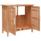 vidaXL Armario de lavabo madera maciza de nogal 66x29x61,5 cm vidaXL Armario de lavabo madera maciza de nogal 66x29x61,5 cm