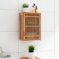 vidaXL Armario de baño para pared madera maciza de nogal 42x23x60 cm vidaXL Armario de baño para pared madera maciza de nogal 42x23x60 cm