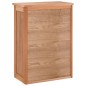 vidaXL Armario de baño para pared madera maciza de nogal 42x23x60 cm vidaXL Armario de baño para pared madera maciza de nogal 42x23x60 cm