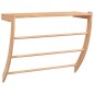 vidaXL Toallero de madera maciza nogal 60x25,5x49 cm vidaXL Toallero de madera maciza nogal 60x25,5x49 cm