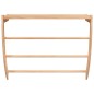 vidaXL Toallero de madera maciza nogal 60x25,5x49 cm vidaXL Toallero de madera maciza nogal 60x25,5x49 cm