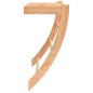 vidaXL Toallero de madera maciza nogal 60x25,5x49 cm vidaXL Toallero de madera maciza nogal 60x25,5x49 cm