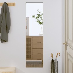 vidaXL Espejo de pared vidrio rectangular 30x100 cm