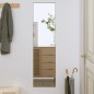 vidaXL Espejo de pared vidrio rectangular 30x100 cm vidaXL Espejo de pared vidrio rectangular 30x100 cm