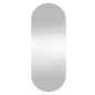 vidaXL Espejo de pared vidrio ovalado 20x50 cm vidaXL Espejo de pared vidrio ovalado 20x50 cm