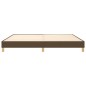 vidaXL Estructura de cama box spring tela marrón oscuro 200x200 cm vidaXL Estructura de cama box spring tela marrón oscuro 200x200 cm