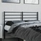 vidaXL Cabecero de metal negro 140 cm vidaXL Cabecero de metal negro 140 cm