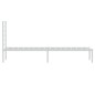 vidaXL Estructura de cama de metal con cabecero blanco 80x200 cm vidaXL Estructura de cama de metal con cabecero blanco 80x200 cm