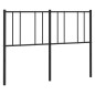 vidaXL Cabecero de metal negro 140 cm vidaXL Cabecero de metal negro 140 cm
