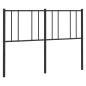 vidaXL Cabecero de metal negro 140 cm vidaXL Cabecero de metal negro 140 cm