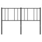 vidaXL Cabecero de metal negro 140 cm vidaXL Cabecero de metal negro 140 cm