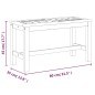 vidaXL Banco de jardín madera maciza de acacia 80 cm vidaXL Banco de jardín madera maciza de acacia 80 cm