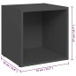 vidaXL Muebles de salón 5 piezas madera de ingeniería gris vidaXL Muebles de salón 5 piezas madera de ingeniería gris