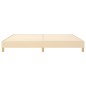 vidaXL Estructura de cama box spring tela color crema 200x200 cm vidaXL Estructura de cama box spring tela color crema 200x200 cm