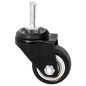 vidaXL Ruedas para macetero 4 uds hierro negro 8x3,5x8 cm vidaXL Ruedas para macetero 4 uds hierro negro 8x3,5x8 cm