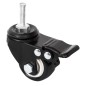 vidaXL Ruedas para macetero 4 uds hierro negro 8x3,5x8 cm vidaXL Ruedas para macetero 4 uds hierro negro 8x3,5x8 cm