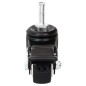 vidaXL Ruedas para macetero 4 uds hierro negro 8x3,5x8 cm vidaXL Ruedas para macetero 4 uds hierro negro 8x3,5x8 cm