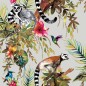 DUTCH WALLCOVERINGS Papel pintado lémur plateado DUTCH WALLCOVERINGS Papel pintado lémur plateado