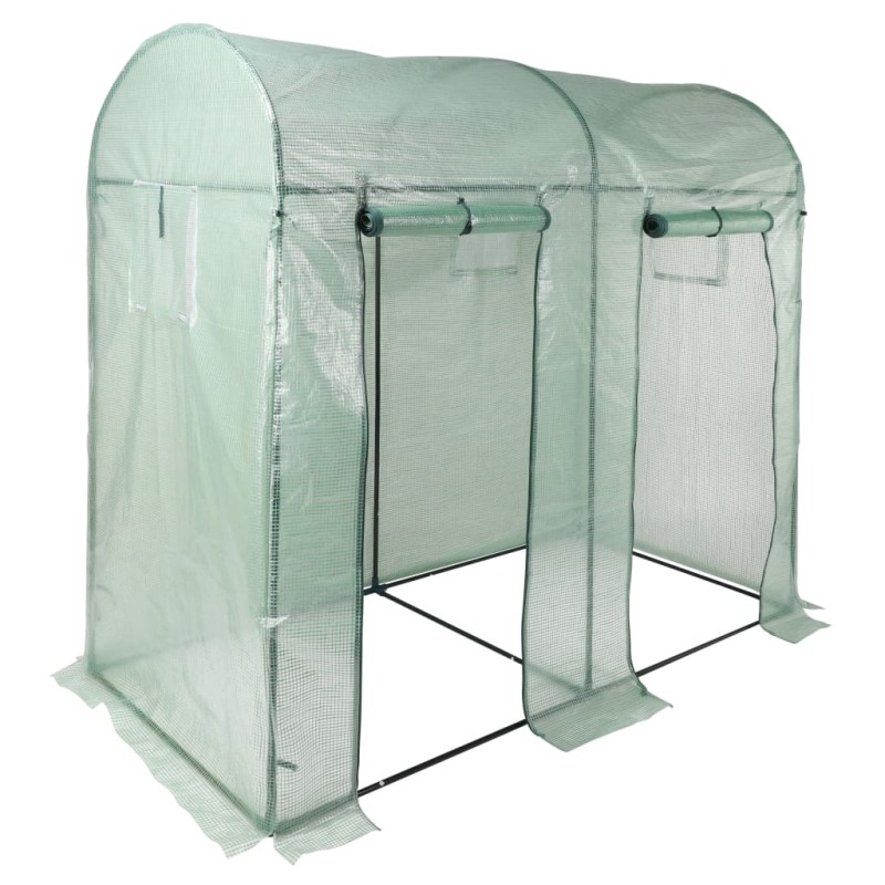 HI Invernadero con 2 puertas verde HI Invernadero con 2 puertas verde