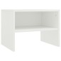 vidaXL Mesita de noche madera contrachapada blanco 40x30x30 cm vidaXL Mesita de noche madera contrachapada blanco 40x30x30 cm