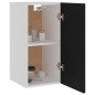 vidaXL Armario colgante cocina madera ingeniería negro 29,5x31x60 cm