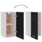 vidaXL Armario colgante cocina madera ingeniería negro 29,5x31x60 cm