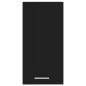vidaXL Armario colgante cocina madera ingeniería negro 29,5x31x60 cm