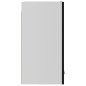 vidaXL Armario colgante cocina madera ingeniería negro 29,5x31x60 cm