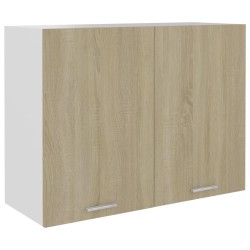 vidaXL Armario colgante cocina contrachapada color roble 80x31x60 cm