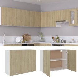 vidaXL Armario colgante cocina contrachapada color roble 80x31x60 cm