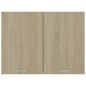 vidaXL Armario colgante cocina contrachapada color roble 80x31x60 cm vidaXL Armario colgante cocina contrachapada color roble 80x31x60 cm