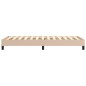 vidaXL Estructura cama box spring cuero sintético capuchino 80x200 cm vidaXL Estructura cama box spring cuero sintético capuchino 80x200 cm