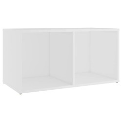 vidaXL Mueble para TV madera contrachapada blanco 72x35x36,5 cm