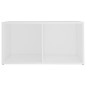 vidaXL Mueble para TV madera contrachapada blanco 72x35x36,5 cm