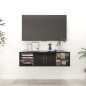 vidaXL Estantería de pared madera contrachapada negro 102x30x29 cm vidaXL Estantería de pared madera contrachapada negro 102x30x29 cm