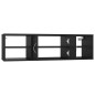 vidaXL Estantería de pared madera contrachapada negro 102x30x29 cm vidaXL Estantería de pared madera contrachapada negro 102x30x29 cm