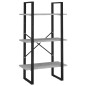 vidaXL Estantería de 5 niveles madera de ingeniería gris 60x30x175 cm vidaXL Estantería de 5 niveles madera de ingeniería gris 60x30x175 cm