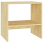 vidaXL Mesita de noche madera maciza de pino 40x30,5x40 cm vidaXL Mesita de noche madera maciza de pino 40x30,5x40 cm