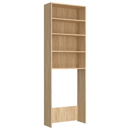 vidaXL Armario lavadora roble Sonoma 64x24x190 cm