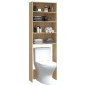 vidaXL Armario lavadora roble Sonoma 64x24x190 cm