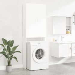 vidaXL Armario de lavadora blanco 64x25,5x190 cm