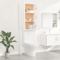 vidaXL Armario de lavadora blanco 64x25,5x190 cm