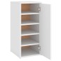vidaXL Mueble zapatero de aglomerado blanco 32x35x70 cm vidaXL Mueble zapatero de aglomerado blanco 32x35x70 cm