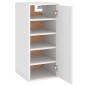 vidaXL Mueble zapatero de aglomerado blanco 32x35x70 cm vidaXL Mueble zapatero de aglomerado blanco 32x35x70 cm